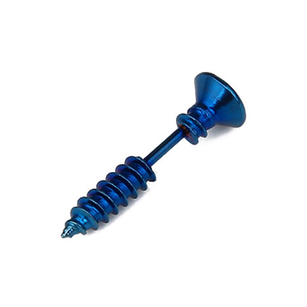 Unisex Edelstahl Piercing Nagel Schraube Ohrstecker Punk Ohrpiercings Modeschmuck