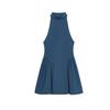 Autumn New Women clothes French style Minimalist Style Pleated Decoration Sling Hanging Collar Short Dress 8685555