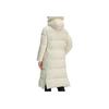 Fila Fitness Logo Comfortable Warm Casual Long Hooded Down Jacket Women Outerwear Vanilla-White A11W441908FIV