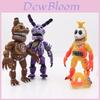 Vibrantes 6 peças Fnaf Five Nights At Freddy's Figuras de Ação Luminosas para Crianças