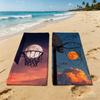 Towel For Outdoor Camping Beach Towel Moon Cool Basketball Super Absorbent Quick-Drying Summer Towel