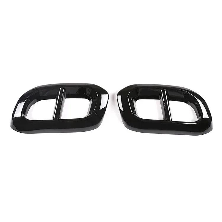 For Mercedes-Benz GLE 350 GLE 450 GLC GLS W167 X253 X167 ABS car muffler exhaust pipe tail cover decorative sticker