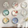4/6/8/10/12 Inch Plate Dish Hangers Holder W-shaped Wall Display Decorative Invisible Spring Hanging Hook Golden