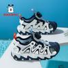 Babu bean children's sandals boys summer 2025 new rotating buckle sports sandals medium and older children's baotou beach shoes
