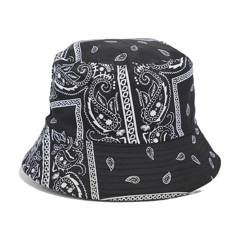 Unisex Baumwolle Bucket Hat Männer Frauen Doppelseitige Sonnenkappe Sommermode Fischerhüte