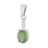 Silver Pendant with Sultanite 1.484ct (2114826)