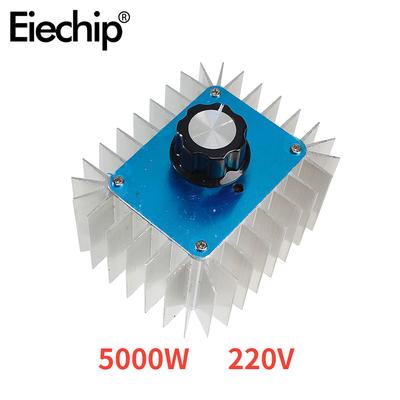 1 יחידה ווסת מתח אלקטרוני 5000W 220V עם מארז ווסת מתח תיריסטורי בהספק גבוה ויסות טמפרטורה ואור