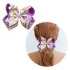 Easter Theme Bowknot Hair Barrette Bunny Egg Print Hair Clip for Kids Adults for Festival Parties and Gatherings