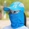 Summer Breathable Detachable UV Protection Shade Hat Beach Cap Sunshade Sun Hat Baseball Cap