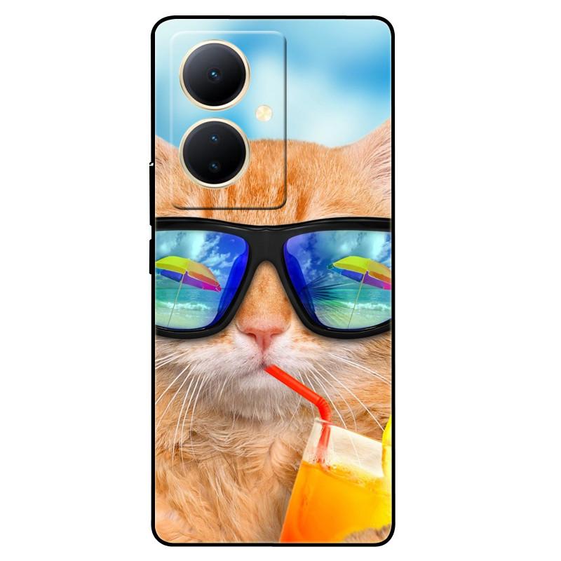 For Vivo V29 Lite 5G Case Global TPU Silicone Wolf Lions Phone Shell For VIVO V29 LITE 6.78 Funda On V29Lite Cat Animals Covers