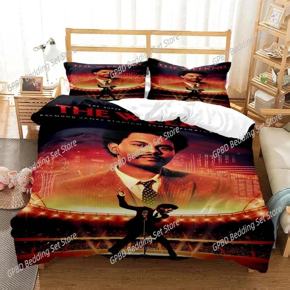 Die Weeknd Pop Singer 3D NEW Duvet Cover Pillowcase Bedding Set Adult Boy Girl Bedroom Decoration Children Single Double Large
