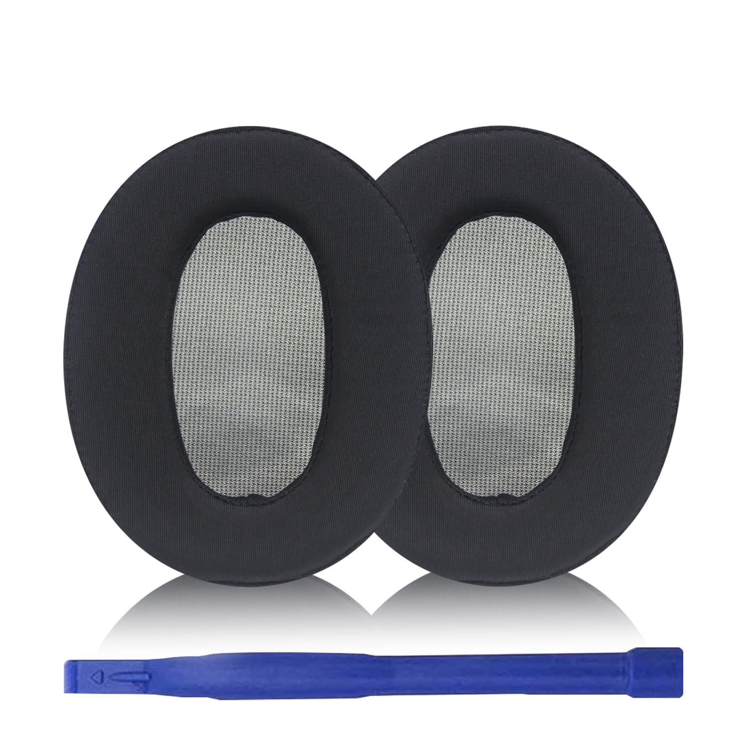 

Adhiper MDR-1AM2 Ear Pads, Replacement Headphone Pads, Earmuffs, Compatible with MDR-1AM2 Headphones (Black/Ice Silk Cloth)