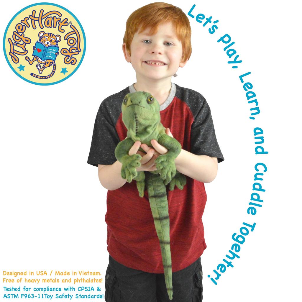 Igor The Iguana Plush by Tiger Tale Toys 26 Inches Long