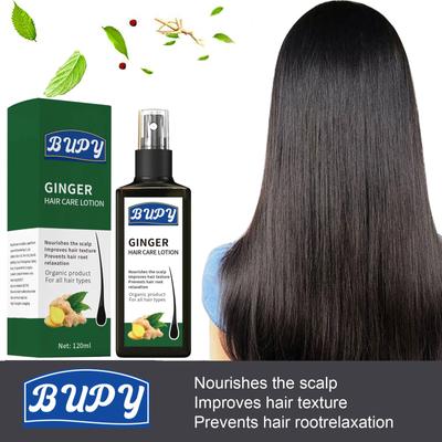 Ginger Hair Care Lotion, Refreshing and Nourishing Scalp and Hair Root Nutrient Solution, Strengthening Hair and Thickening Spray