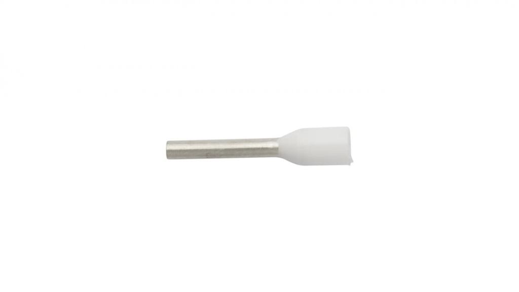 Końcówka Tulejkowa Izolowana Hi 0,75/10 Biała E08Kh-02010102501 /500Szt./