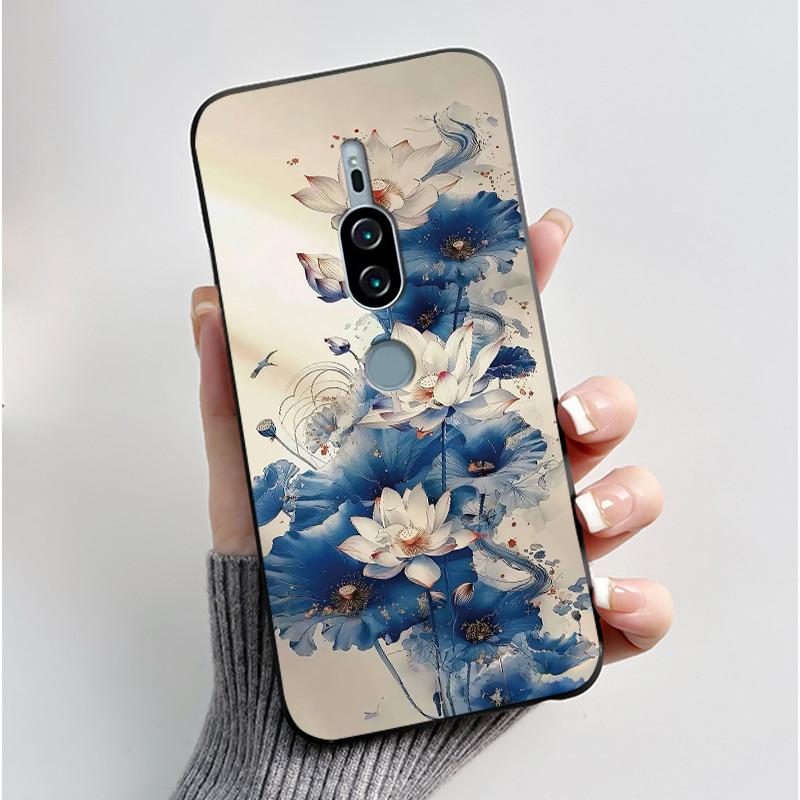 For Sony Xperia XZ2 Premium SO-04K SOV38 XZ2Premium Case Luxury Cute Cool Boys Girls Black Soft Silicone Back Cover TPU Housing