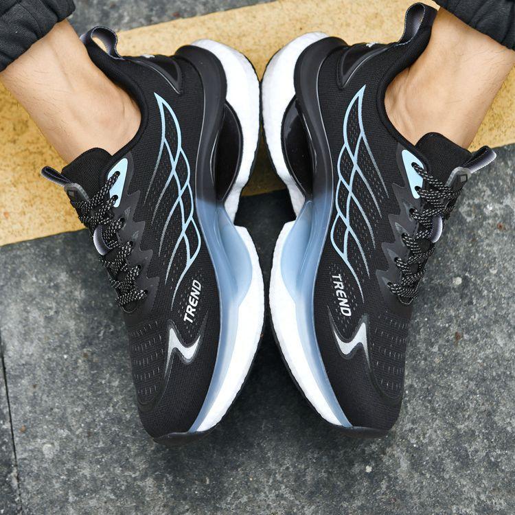 2025 neue Sportschuhe atmungsaktives Mesh Laufschuhe Popcorn weiche Sohle Herrenschuhe Körper Test Leichtathletik Sporttrainingsschuhe