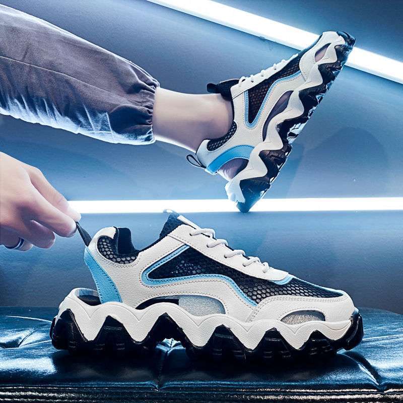 Cezun Sandals Men's 2025 New Summer Trend Casual Sports Dad Shoes Wear Beach Hole Shoes Men