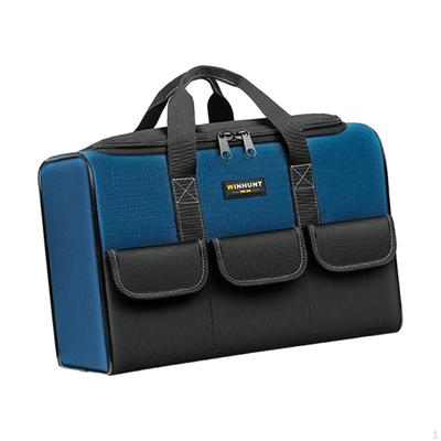 Heavy-Duty Tool Storage Bag with Multiple Compartments and Durable Zipper for Construction