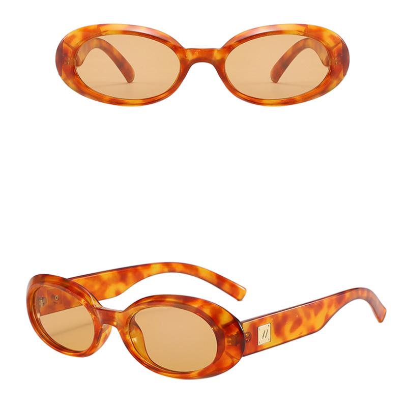 Retro Oval Trendy Sunglasses For Men And Women Fashion High-end UV Protection Sun Glasses Outdoor Sunscreen Sunshade Eyewear