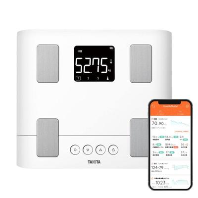 Tanita Hmotnost Složení těla Smartphone 50 g Podsvícení WH Watch Your Growth Scale, Meter, Linked, Unit, BC-332L White, Child's