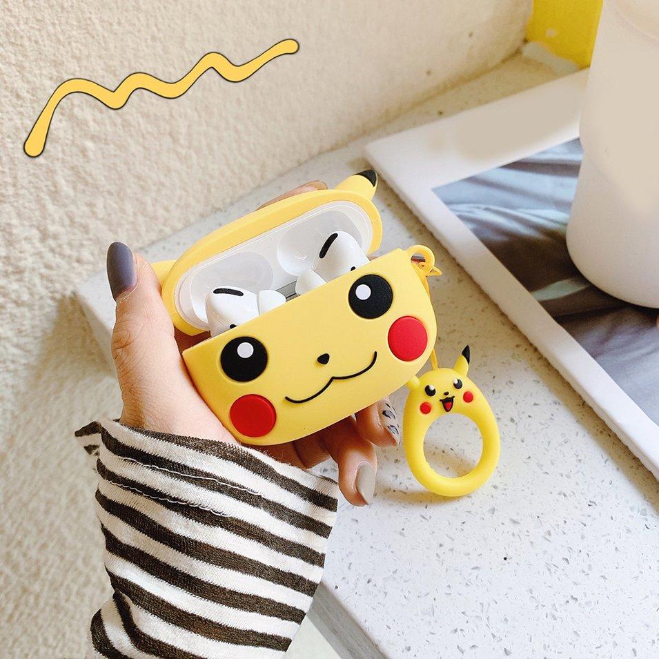 3D SOFT POKEMON PIKACHU Ghost AURICOLARE Airpod Case Cover Skin Per Apple  Airpods EUR 4,69 - PicClick IT