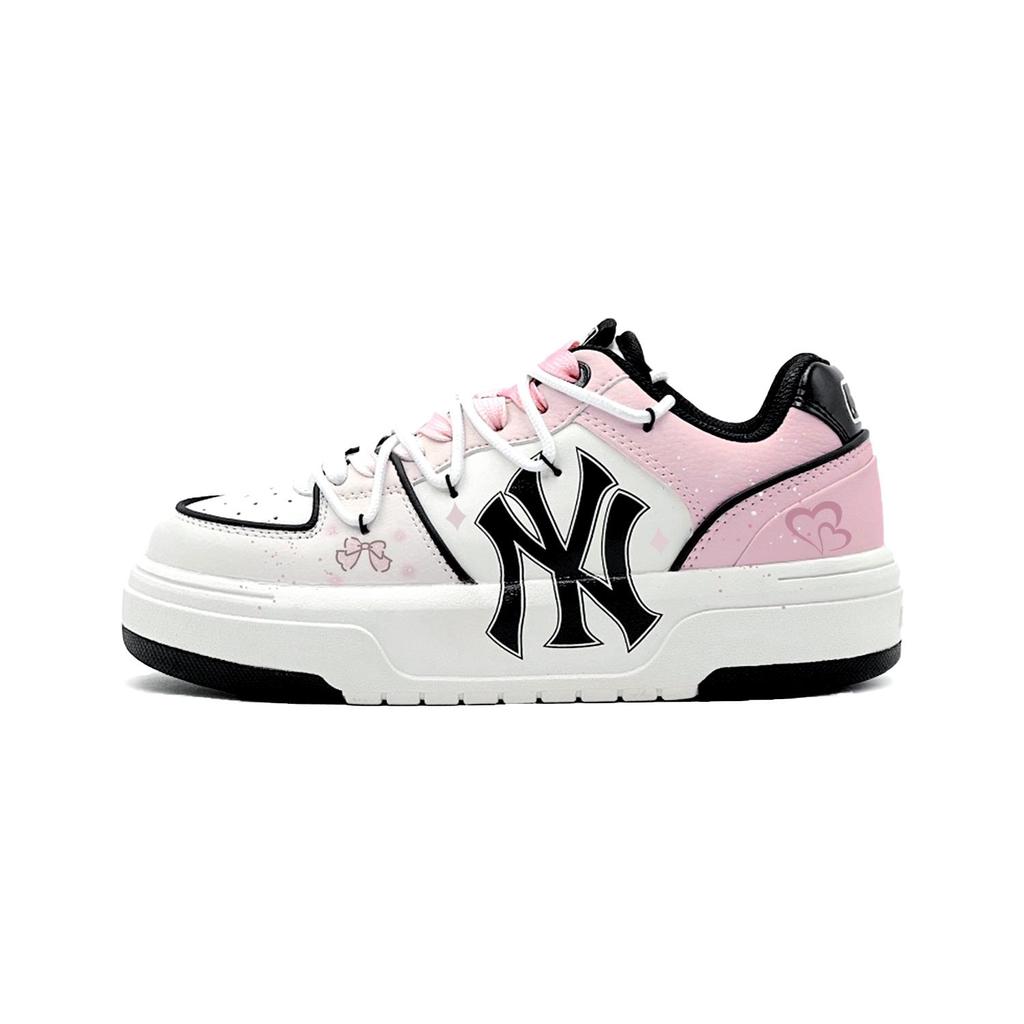 MLB Chunky Liner Lightweight And Breathable Low top Skateboard Shoes Unisex Pink 3ASXCA12N-50WHS(Team-52-Random packaging bags