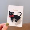 Handmade Halloween Hair Clips for Kids: Pumpkin, Ghost, Black Bat Bow, Party Accessories
