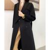 Cashmere coat women's autumn and winter new fashion over the knee medium and long double-sided camel woolen coat