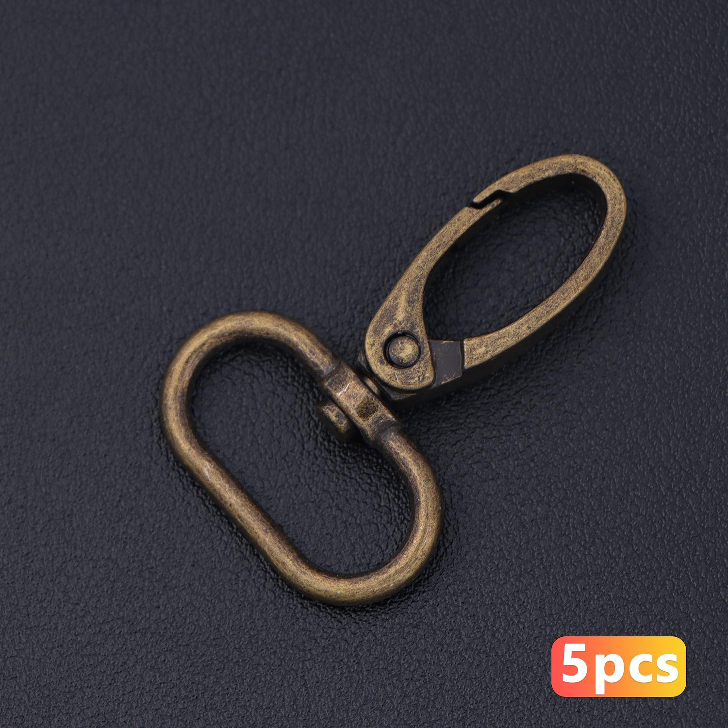 

5 шт. Овальне кільце Застібка з омарами Кіготь Поштовх Ворота Тригер Застібки Поворотні карабіни для ремінців зі шкіри Ремінці Стрічки 5pcs---25mm