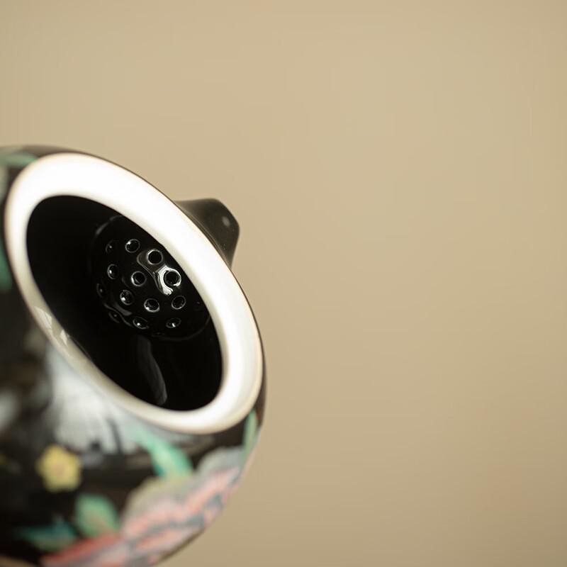 Shangqi Peony Ink Splendor Xishi Teapot