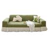 The New Skirted Straight Row Sofa Cover All Inclusive Universal Set  Suitable for All Seasons  Provides Protection Against Cat Scratches