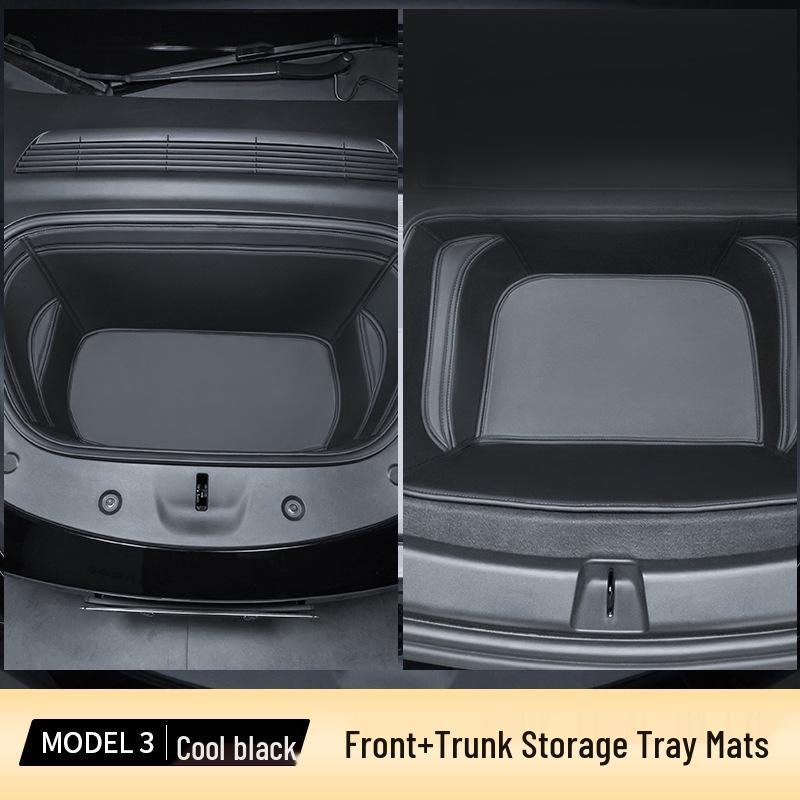 Tesla Model 3/Y Full Coverage Trunk and Frunk Mat