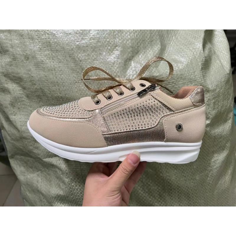 

Новые женские кроссовки на танкетке Легкие женские вулканизированные туфли Дышащая обувь Женская обувь Износостойкая Zapatillas De Mujer 35