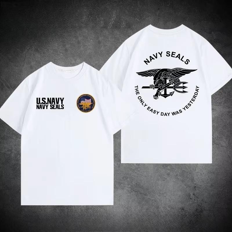 2026 Summer American Navy Seals Themed Tshirt for Military Enthusiasts Style Highquality Unisexs Clothing Women T Shirt