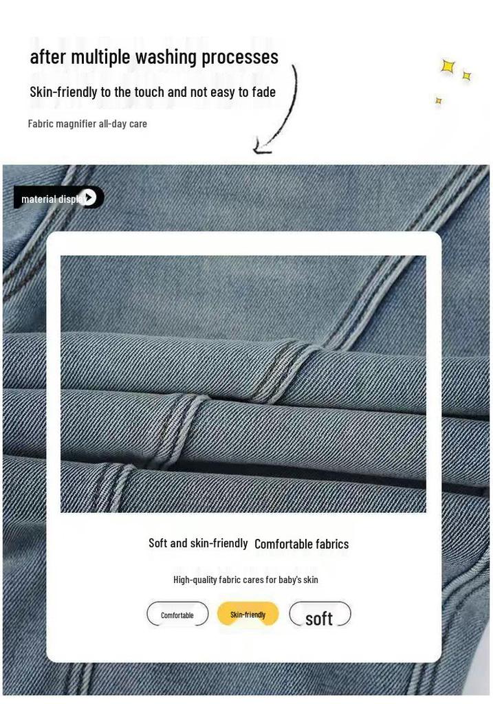 Trendy Losse Jeans voor Jongens: Lente/Herfst Stijl voor Kinderen 8-12