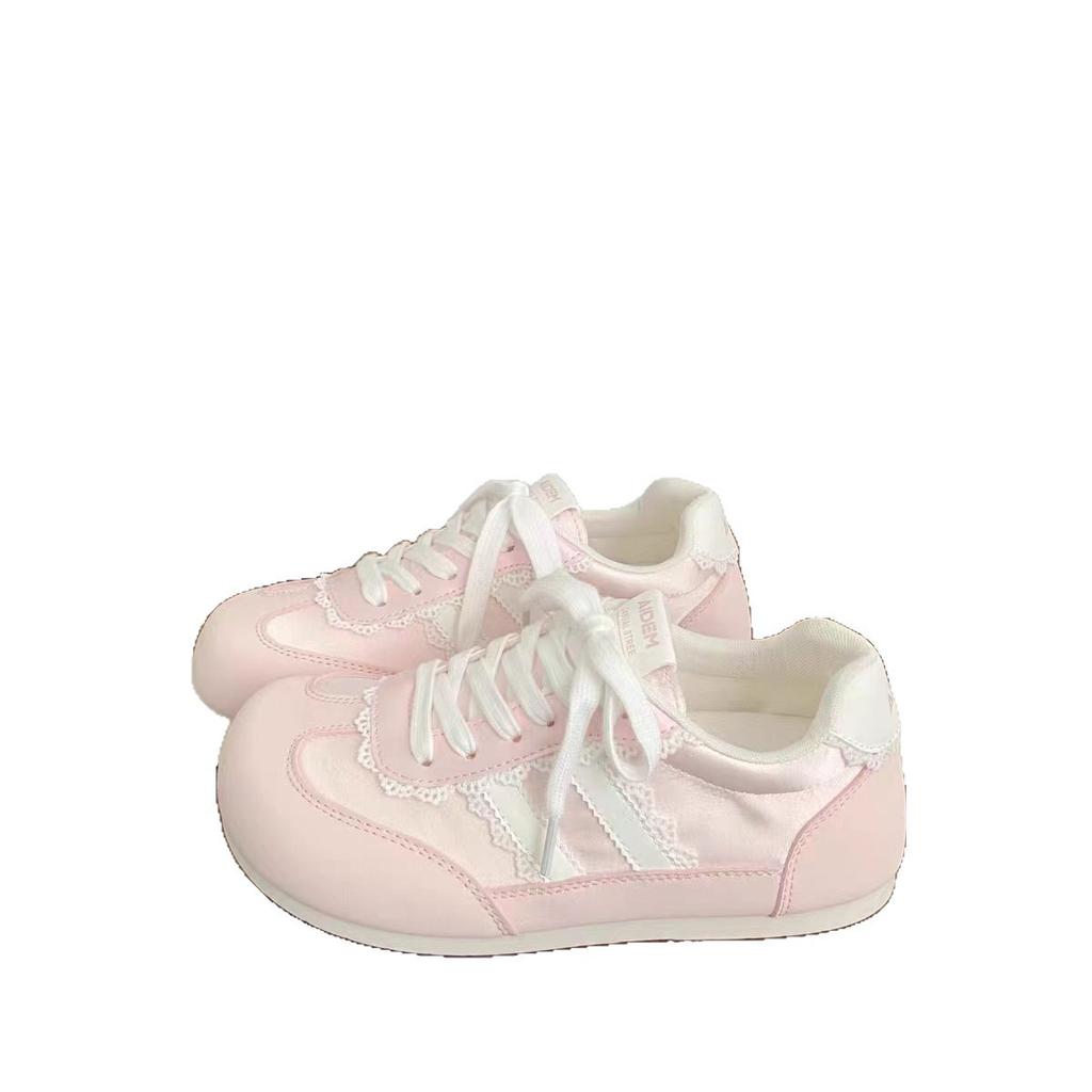 Ballet Mesh Board Shoes Women's Spring and Summer New Niche Breathable Sports White Shoes