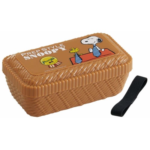 

Skater Bento Box, Rattan Basket, Snoopy Preppy Style, PEANUTS, 580ml, LLN6-A