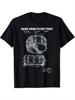 T-Shirt Brevetto Rullante 1963 Retrò - Maglietta Grafica Nera con Intricata Illustrazione di Batteria
