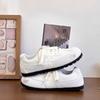 Ballet style women's autumn new breathable versatile thin baseplate shoes niche casual little white shoes women