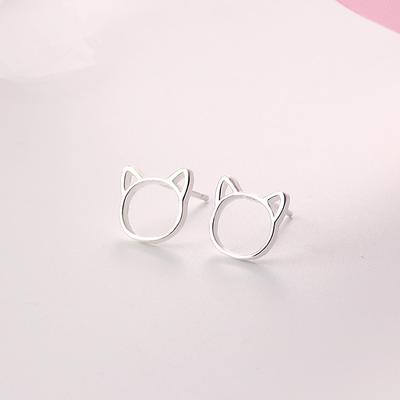 Süße Ohrringe für Damen, Süßes Kätzchen, Antiallergische Ohrringe, Schlicht, Modisch, Vielseitige Ohrringe, Personalisierter Schmuck