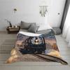 Union Pacific 844 Throw Blanket Flannels Decorative Throw Custom Polar Blankets