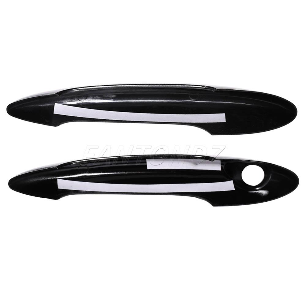 Dla BMW Mini R60 Countryman 4 szt. Osłony Klamek Zewnętrznych Drzwi Listwy Ochronne Błyszczące Czarne 51219800937 51219800938 Akcesoria