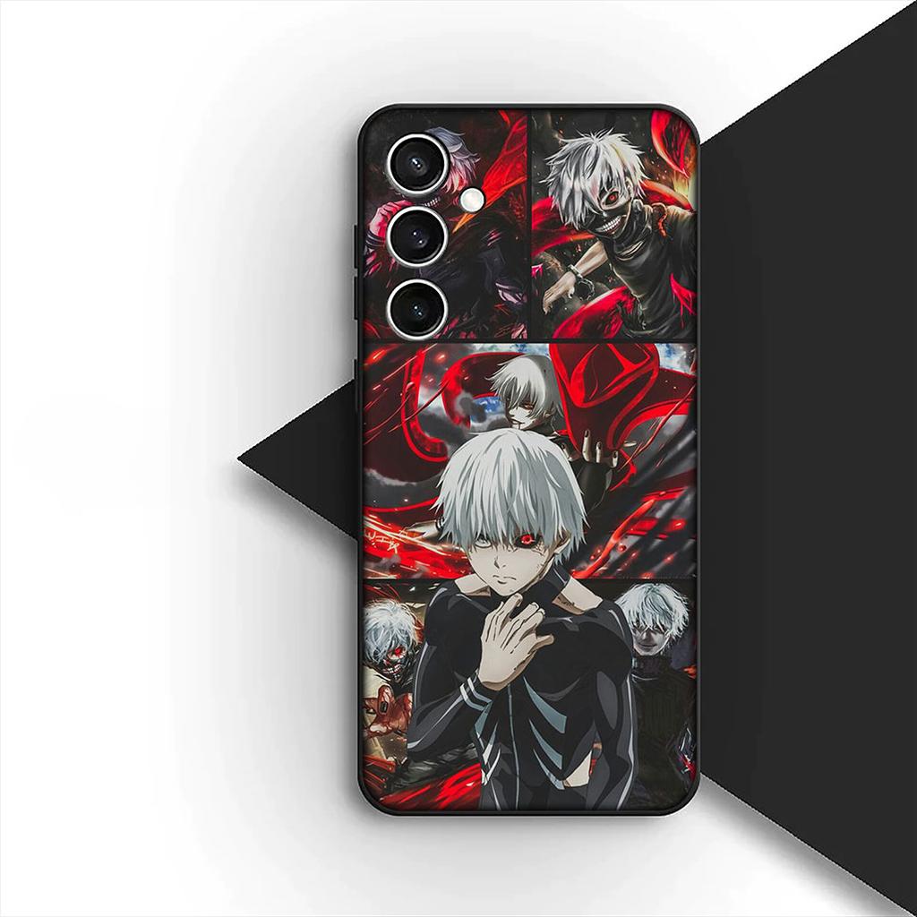 Tokyo Ghoul Ken Kaneki Silicone Cover for Samsung Galaxy S10 Lite S8 S9 Plus A33 A34 A31 70 A71 A72 Note 20 9 8 Coque Phone Case