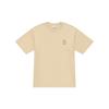 MLB Basic Boston Red Sox Monogram Series T-Shirt With Large Logo Print Unisex Tops Khaki 3ATSM0454-43BGL