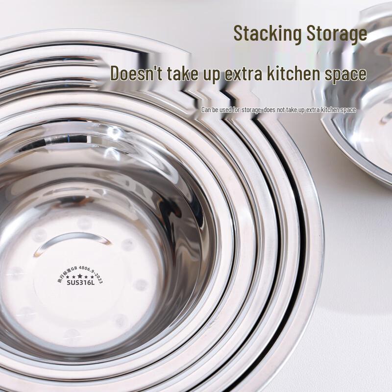 ZISIZ 304 Stainless Steel Anti-overflow Soup Basin