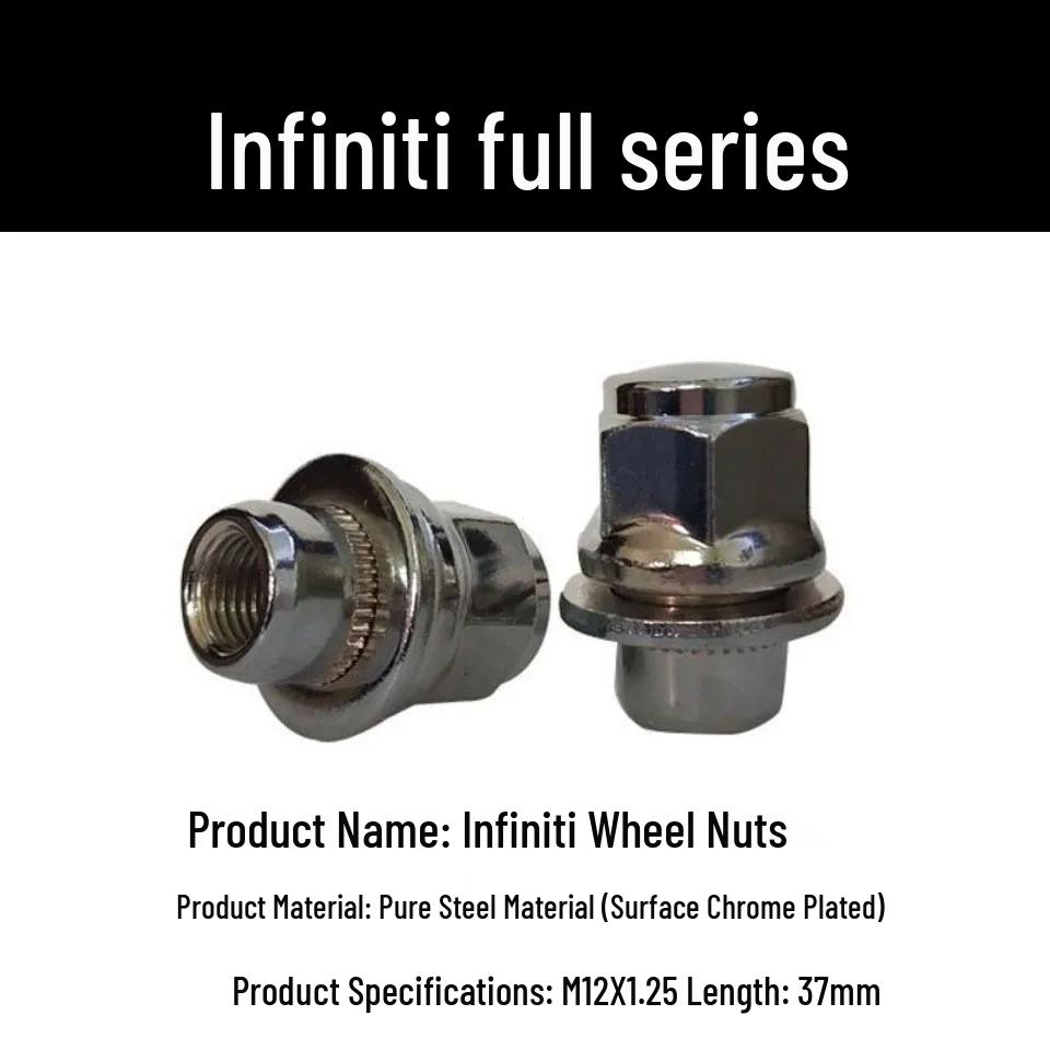 Infiniti Q50L M25 G37 EX25 FX35 QX60 Tire Screws & Wheel Hub Nuts