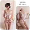 Sexy Sexy Lace Seduction Onesie Women's Transparent Pajamas Uniform Suit