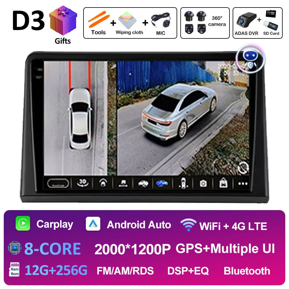 GPS Navigation Wireless Carplay For Renault Express 2021 2022 Android Auto WIFI Cooling Fan Bluetooth 2.5D Touch Screen No 2 Din