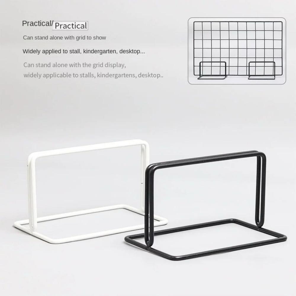 Metal Display Rack Grid Desktop Stand Modern Storage Rack  Jewelry Booth Rack